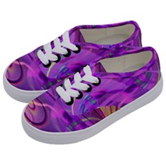 Infinity Painting Purple Kids  Classic Low Top Sneakers by DinkovaArt