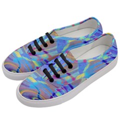 Infinity Painting Blue Women s Classic Low Top Sneakers by DinkovaArt