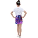 Rainbow Painting Pattern 2 Kids  Tennis Skirt View2