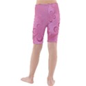 Pink Intricate Swirls Pattern Kids  Mid Length Swim Shorts View2