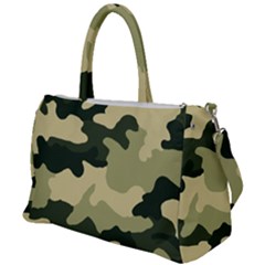 Camo Green Duffel Travel Bag by MooMoosMumma