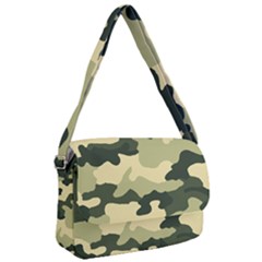 Camo Green Courier Bag by MooMoosMumma