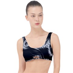 Black And White Abstract Swirls The Little Details Bikini Top