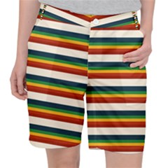 Rainbow Stripes Pocket Shorts by tmsartbazaar