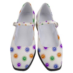 Cartoon Corona Virus Covid 19 Women s Mary Jane Shoes by SpinnyChairDesigns