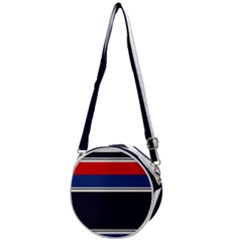 Casual Uniform Stripes Crossbody Circle Bag by tmsartbazaar