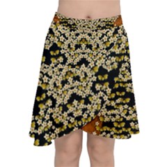 Free As A Flower And Frangipani In  Freedom Chiffon Wrap Front Skirt by pepitasart