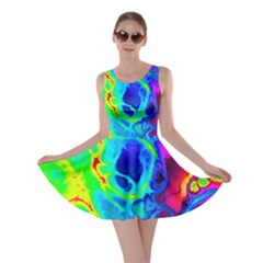 Abstract Art Tie Dye Rainbow Skater Dress