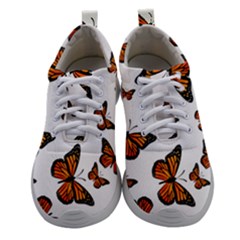 Monarch Butterflies Athletic Shoes by SpinnyChairDesigns