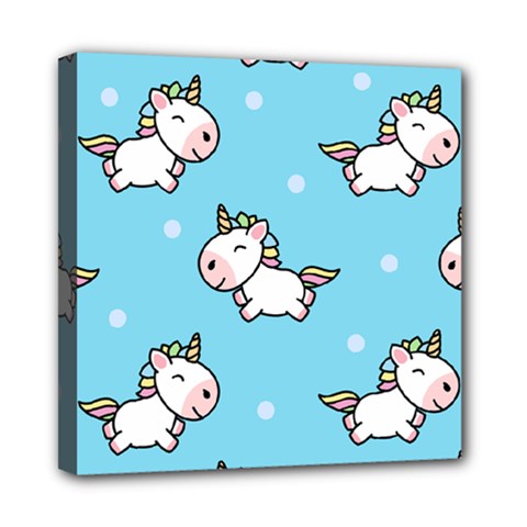 Unicorns  Mini Canvas 8  X 8  (stretched)