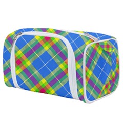 Clown Costume Plaid Striped Toiletries Pouch