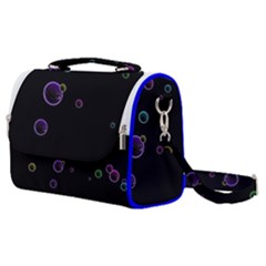 Bubble In Dark Satchel Shoulder Bag by Sabelacarlos