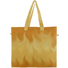 Gold Flame Ombre Canvas Travel Bag