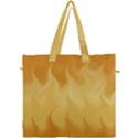 Gold Flame Ombre Canvas Travel Bag View1