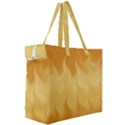 Gold Flame Ombre Canvas Travel Bag View3