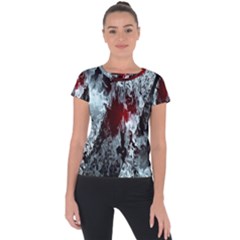 Flamelet Short Sleeve Sports Top  by Sparkle