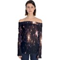 Glowing Sparks Off Shoulder Long Sleeve Top View1