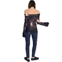 Glowing Sparks Off Shoulder Long Sleeve Top View2