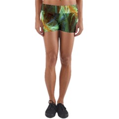 Abstract Illusion Yoga Shorts by Sparkle