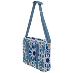 Arabic Geometric Design Pattern  Cross Body Office Bag by LoolyElzayat