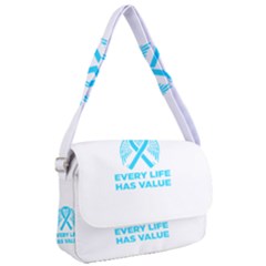 Child Abuse Prevention Support  Courier Bag by artjunkie