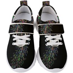 Galaxy Space Kids  Velcro Strap Shoes by Sabelacarlos