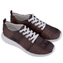 Brown Alligator Leather Skin Men s Lightweight Sports Shoes View3