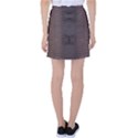 Brown Alligator Leather Skin Tennis Skirt View2