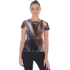 Flash Light Short Sleeve Sports Top  by Sparkle