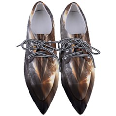 Flash Light Pointed Oxford Shoes by Sparkle