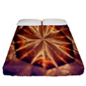 Sun Fractal Fitted Sheet (Queen Size) View1