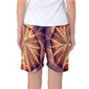 Sun Fractal Women s Basketball Shorts View2