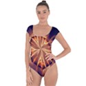 Sun Fractal Short Sleeve Leotard  View1