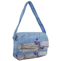 Senior Man Fishing At River, Montevideo, Uruguay001 Courier Bag by dflcprintsclothing