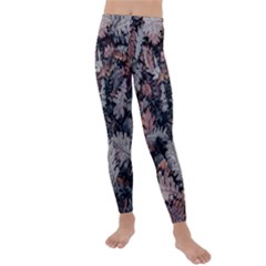 Autumn Leafs Kids  Lightweight Velour Leggings by Sparkle