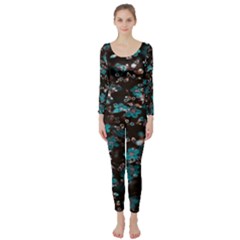 Realflowers Long Sleeve Catsuit by Sparkle