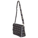 Moth pattern Shoulder Bag with Back Zipper View2