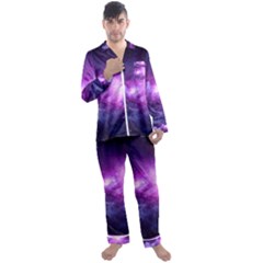 Men s Long Sleeve Satin Pyjamas Set by Infinities