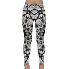 Evil Mandala  Classic Yoga Leggings by MRNStudios