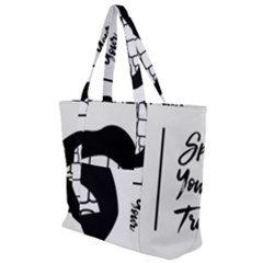 Speak Your Truth Zip Up Canvas Bag by 20SpeakYourTruth20