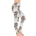 Butterflys On Peonies - by LaRenard Leggings  View4