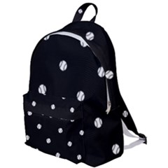 Black And White Baseball Motif Pattern The Plain Backpack by dflcprintsclothing