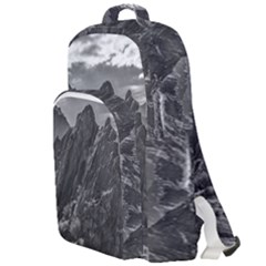 Andean Landscape At Brava Lagoon Reserve, La Rioja, Argentina Double Compartment Backpack