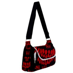 Demonic Laugh, Spooky Red Teeth Monster In Dark, Horror Theme Multipack Bag by Casemiro