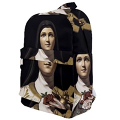 Virgin Mary Sculpture Dark Scene Classic Backpack by dflcprintsclothing