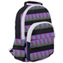 Digital Illusion Rounded Multi Pocket Backpack View2