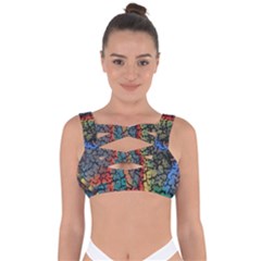 Crackle Bandaged Up Bikini Top