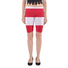 Flag Of Austria Yoga Cropped Leggings by FlagGallery