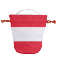 Flag Of Austria Drawstring Bucket Bag by FlagGallery