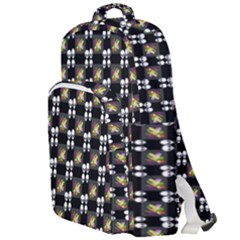 Shiny Skull Double Compartment Backpack